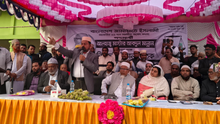 বানারীপাড়ার চাখারে জামায়াতে ইসলামী মনোনীত প্রার্থীর উঠান বৈঠক অনুষ্ঠিত